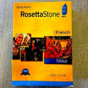 Rosetta Stone French Levels 1-5 DVDs